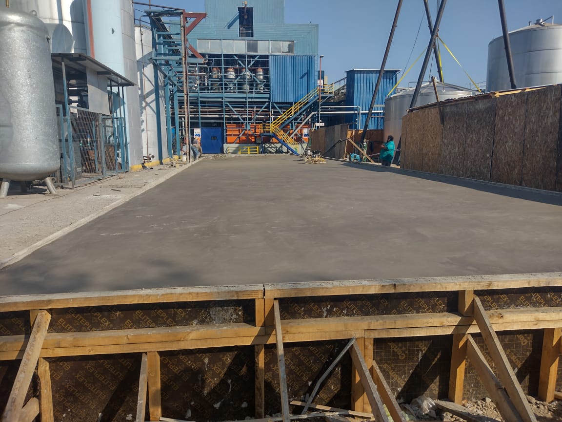 Pavimento industrial ejecutado por Ingeniería Chile SpA